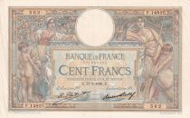 France 100 Francs - Luc Olivier Merson - 17-07-1926 - Serial F.14825