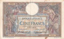 France 100 Francs - Luc Olivier Merson - 18-03-1919 - Serial F.5698 - VF - P.69