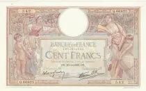 France 100 Francs - Luc Olivier Merson - 19-05-1939 - Serial Q.66825
