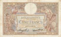 France 100 francs - Luc Olivier Merson - 21-12-1933 - S&eacute;rie A.42390