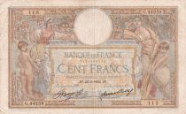 France 100 Francs - Luc Olivier Merson - 22-03-1934 - Serial G.44259