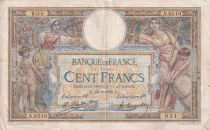 France 100 Francs - Luc Olivier Merson - 23-09-1922 - Serial A.8519 - P.69