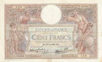 France 100 Francs - Luc Olivier Merson - 27-05-1938 - S&eacute;rie H.59396