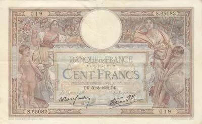 France 100 Francs - Luc Olivier Merson - 30-03-1939 - S�rie S.65082