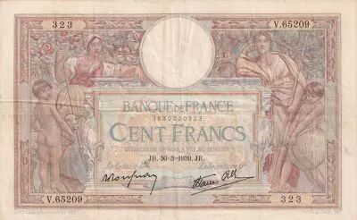 France 100 Francs - Luc Olivier Merson - 30-03-1939 - S�rie V.65209