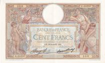 France 100 Francs - Luc Olivier Merson - 30-06-1937 - Serial G.55297 - P.69