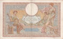 France 100 Francs - Luc Olivier Merson - 30-09-1937 - Serial X.55670 - P.69