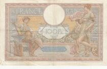 France 100 Francs - Luc Olivier Merson - 30-12-1937 - Series N.57055