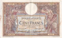 France 100 Francs - Luc Olivier Merson - 31-08-1916 - Serial A.3601 - P.69