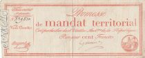 France 100 Francs - Mandat Territorial - 1796 - Without serial - P. A.84