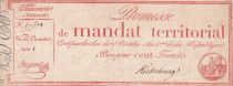 France 100 Francs - Mandate Territorial - 1796 - Serial 1 - P. A.84