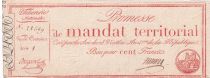 France 100 Francs - Mandate Territorial - 1796 - Serial 8 - P. A.84