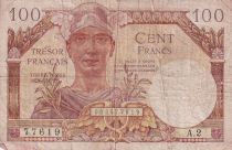 France 100 Francs - Mercure - Trésor public - 1947 - Série A.2 - PTB - VF.32.02