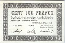 France 100 Francs , Mulhouse Chambre de Commerce, Série C