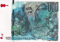 France 100 Francs - Ravel - Type Cezanne - Echantillon - 1995