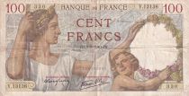 France 100 Francs - Sully - 01-08-1940 - Serial V.13136 - F - P.94