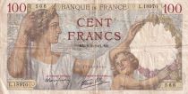 France 100 Francs - Sully - 06-02-1941 - Serial L.18970 - F - P.94