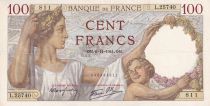 France 100 Francs - Sully - 06-11-1941 - Série L.25740 - F.26.60
