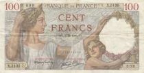 France 100 Francs - Sully - 07-12-1939 - S&eacute;rie X.5135