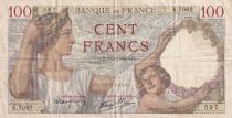 France 100 Francs - Sully - 08-02-1940 - Serial K.7082 - P.94