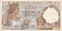 France 100 Francs - Sully - 11-07-1940 - Serial Y.12637 - P.94