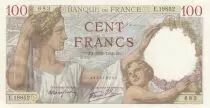 France 100 Francs - Sully - 13-03-1941 - Serial E.19852