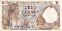 France 100 Francs - Sully - 13-03-1941 - Serial V.19858 - P.94