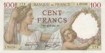 France 100 Francs - Sully - 13-03-1941 - S&eacute;rie L.20126