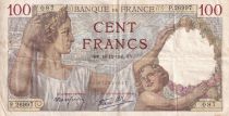 France 100 Francs - Sully - 18-12-1941 - Serial P.26997 - F to VF - P.94
