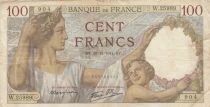 France 100 Francs - Sully - 20-11-1941 - Series W.25989