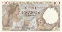 France 100 Francs - Sully - 23-04-1942 - Serial H.30380