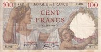 France 100 Francs - Sully - 24-08-1939 - Serial U.502 - P.94