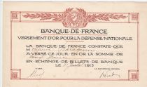 France 100 Francs - Versement d\'or pour la défense nationale - 31-07-1915 - VF+