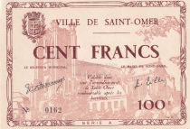 France 100 Francs - Ville de Saint-Omer - Juin 1940 - Série A