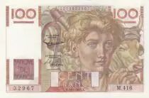 France 100 Francs - Young Farmer - 02-11-1951 - Serial M.416