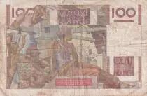 France 100 Francs - Young farmer - 07-04-1949 - Serial D.315