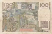 France 100 Francs - Young farmer - 07-11-1945 - Serial X.13