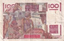 France 100 Francs - Young farmer - 09-01-1947 - Serial S.196 - F.28.13