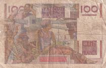 France 100 Francs - Young farmer - 15-04-1948 - Serial V.237