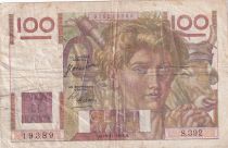France 100 Francs - Young farmer - 16-11-1950 - Serial S.392 - F.28.28