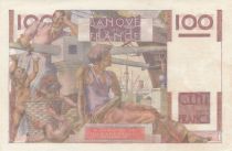 France 100 Francs - Young farmer - Reversed watermark - 01-04-1954 - Serial R.593 - P.128