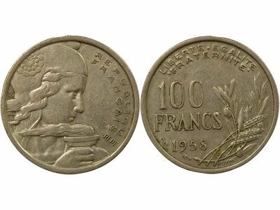 France 100 Francs, Cochet - 1958 B Beaumont