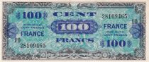 France 100 Francs Allied Military Currency - 1944 - Serial 10