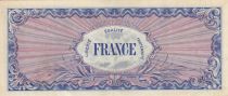 France 100 Francs Allied Military Currency - 1945 Serial 7 - VF+