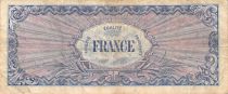 France 100 Francs Allied Military Currency - 1945 Serial 8 - F