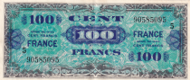 France 100 francs American printing - 1944 - Serial 5