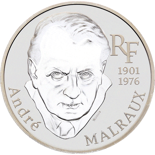 France 100 Francs Andre Malraux - 1997 - Silver - With box and without certificate - Proof