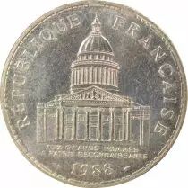 France 100 Francs Argent, Panthéon  - 1988 Pessac