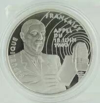 France 100 Francs Argent Appel du 18 juin 1940 - 1994 - BE