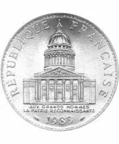 France 100 Francs Argent France Panth&eacute;on 1983